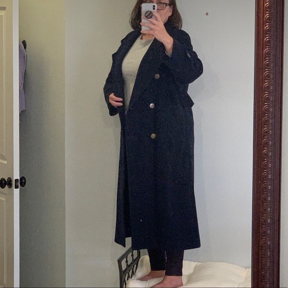 Vintage Mackintosh Long Wool Coat - Picture 2 of 10
